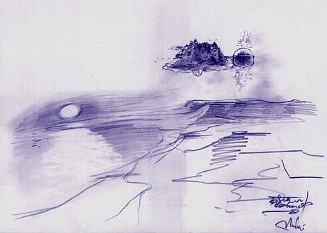 画像: カイロ約94,200年前。カシオペア座